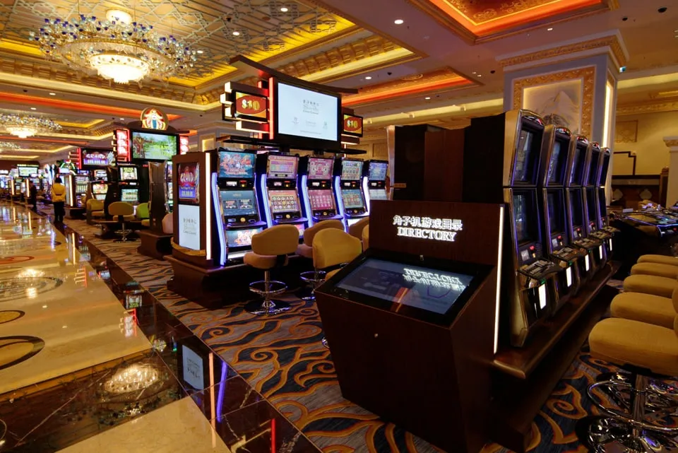 赌场老虎机角子机区域